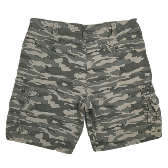 Lee Cargo Short Rugged Canvas Tech Pocket Green/Tan Camo Men's 40 SEE DESC - Picture 11 of 12